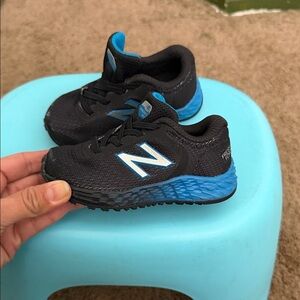 New Balance Kids Sneakers in Black and Blue